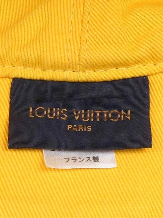 Auth LOUIS VUITTON Monogram Hat Black/Yellow Cotton/Polyester - h31849k main image 8